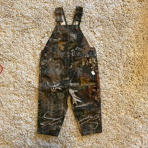 NWOT Infant Camo Overalls 9 months